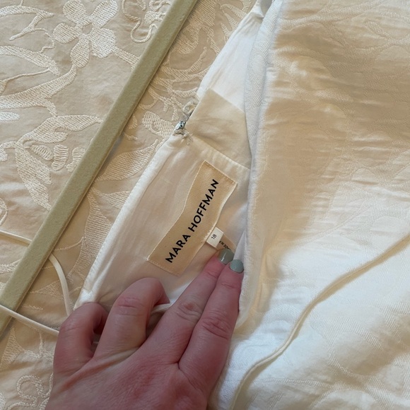 Mara Hoffmann Ivory Strapless Dress, size 18, perfect condition. Never worn. - Picture 3 of 6